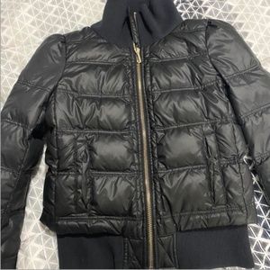 Juicy couture puffer jacket black super cute size M